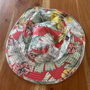 Patagonia Surf Brimmer Bucket Hat Watersport Tropical Hawaiian Floral 2016